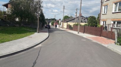 ulica ks. J. Sperczyńskiego  / Nowo wybudowana droga