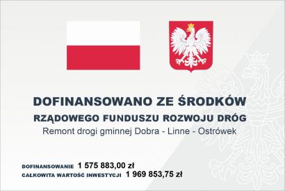 Remont drogi gminnej Dobra - Linne - Ostrówek
