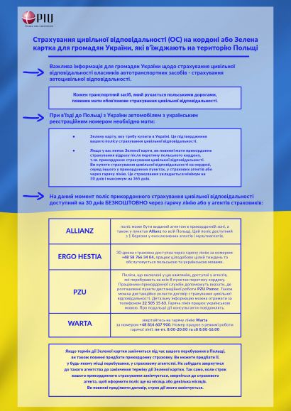 Informacja dla obywateli Ukrainy, którzy wjechali do...