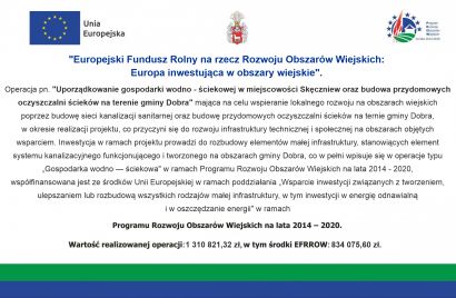 Projekt: Uporządkowanie gospodarki wodno - ściekowej w...