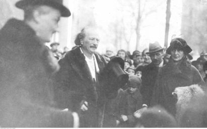 27 grudnia 1918 r. Ignacy Paderewski w Poznaniu.   / Źródło: Wikimedia Commons