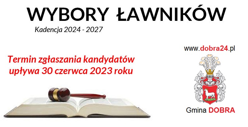 Wybory ławników sądowych na kadencję 2024-2027 