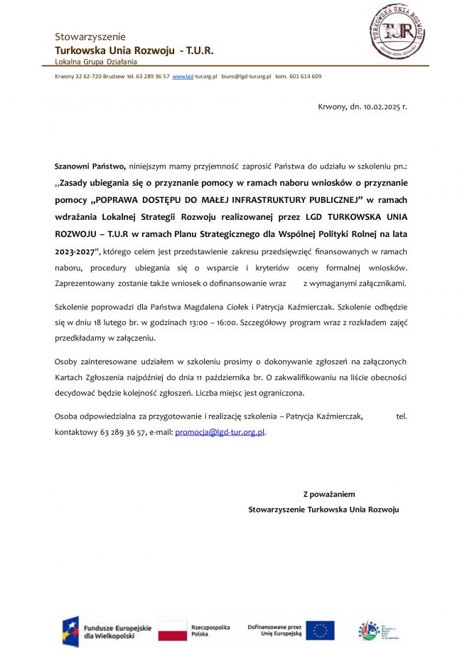 „POPRAWA DOSTĘPU DO MAŁEJ INFRASTRUKTURY PUBLICZNEJ”