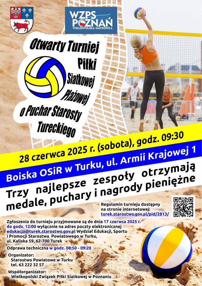 Otwarty Turniej Piłki Siatkowej Plażowej o Puchar...