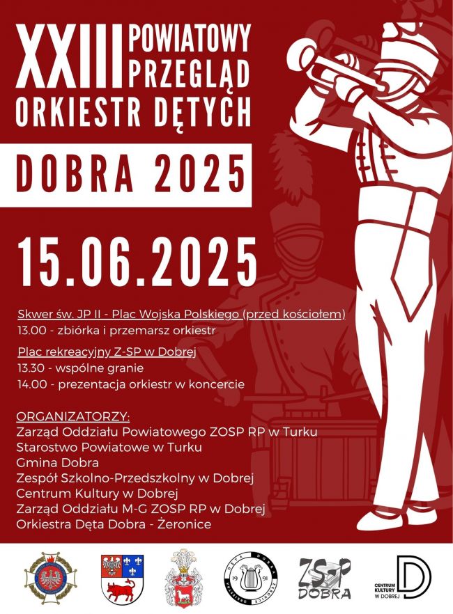 Zapraszamy na XXIII Powiatowy Przegląd Orkiestr Dętych...