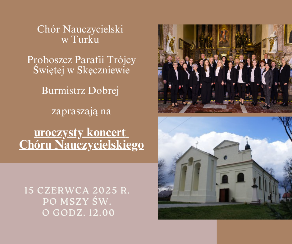Serdecznie zapraszamy na uroczysty koncert!