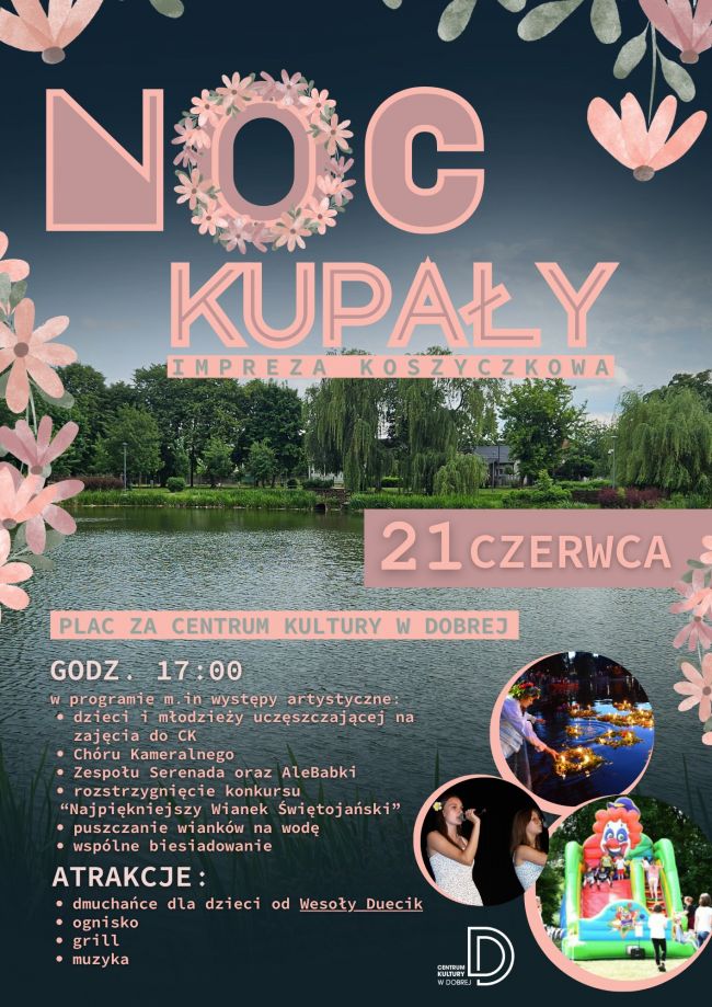 21 czerwca zapraszamy na WIECZÓR KUPAŁY