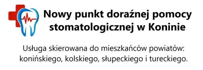 Nowy punkt doraźnej pomocy stomatologicznej dla...
