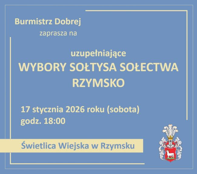 Wybory uzupełniające Sołtysa Sołectwa Rzymsko na...