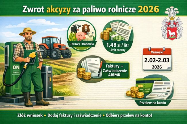 Zwrot podatku akcyzowego zawartego w cenie oleju...